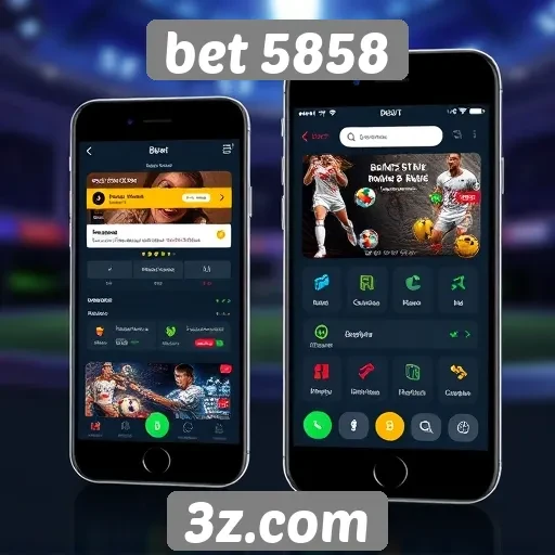 Interface e usabilidade do site bet 5858 em dispositivos móveis